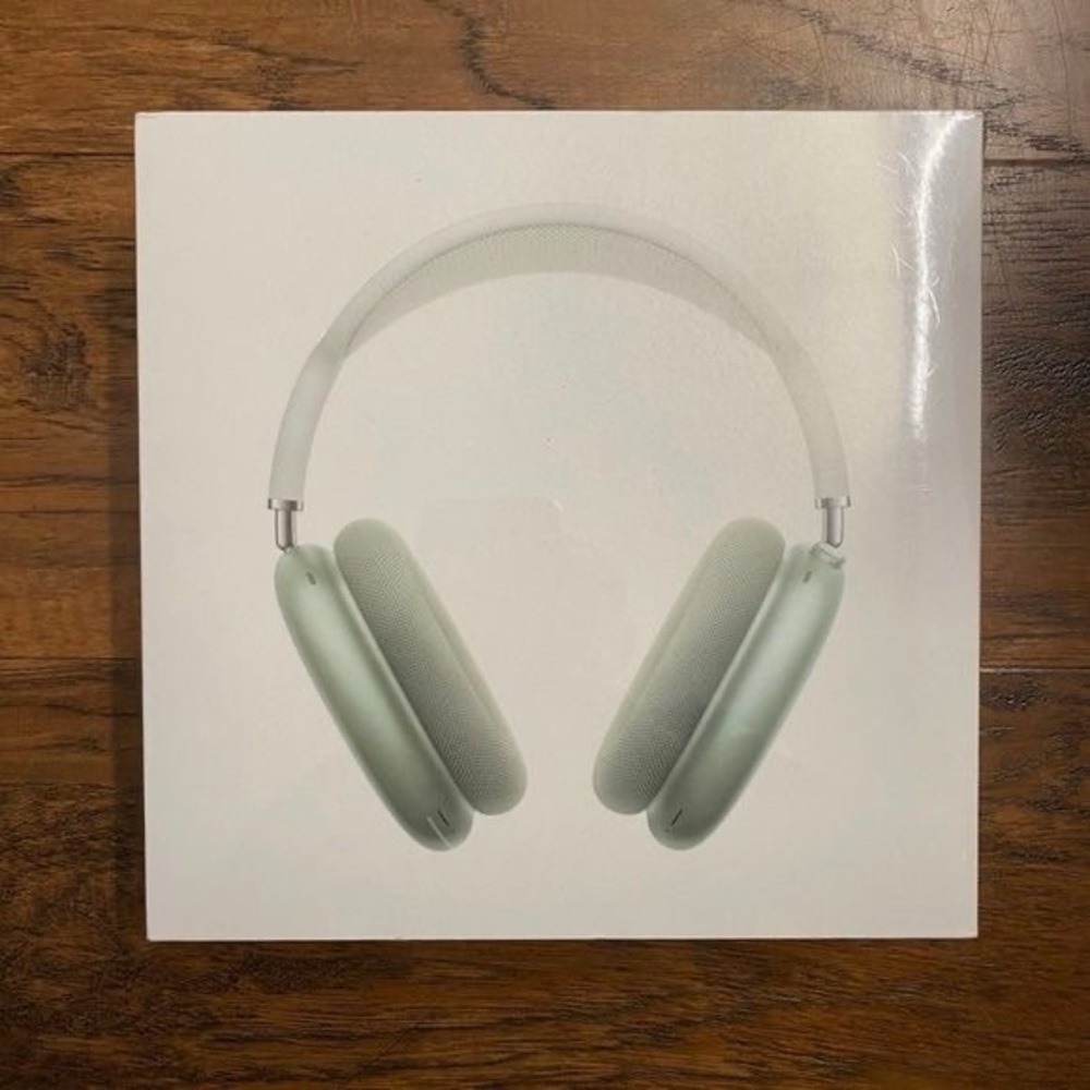 Apple Over-Ear Headphones Green Minimalist Design